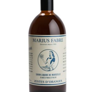 Savon liquide de Marseille « Zestes d’oranges » 1L – Marius Fabre (Gamme Nature)